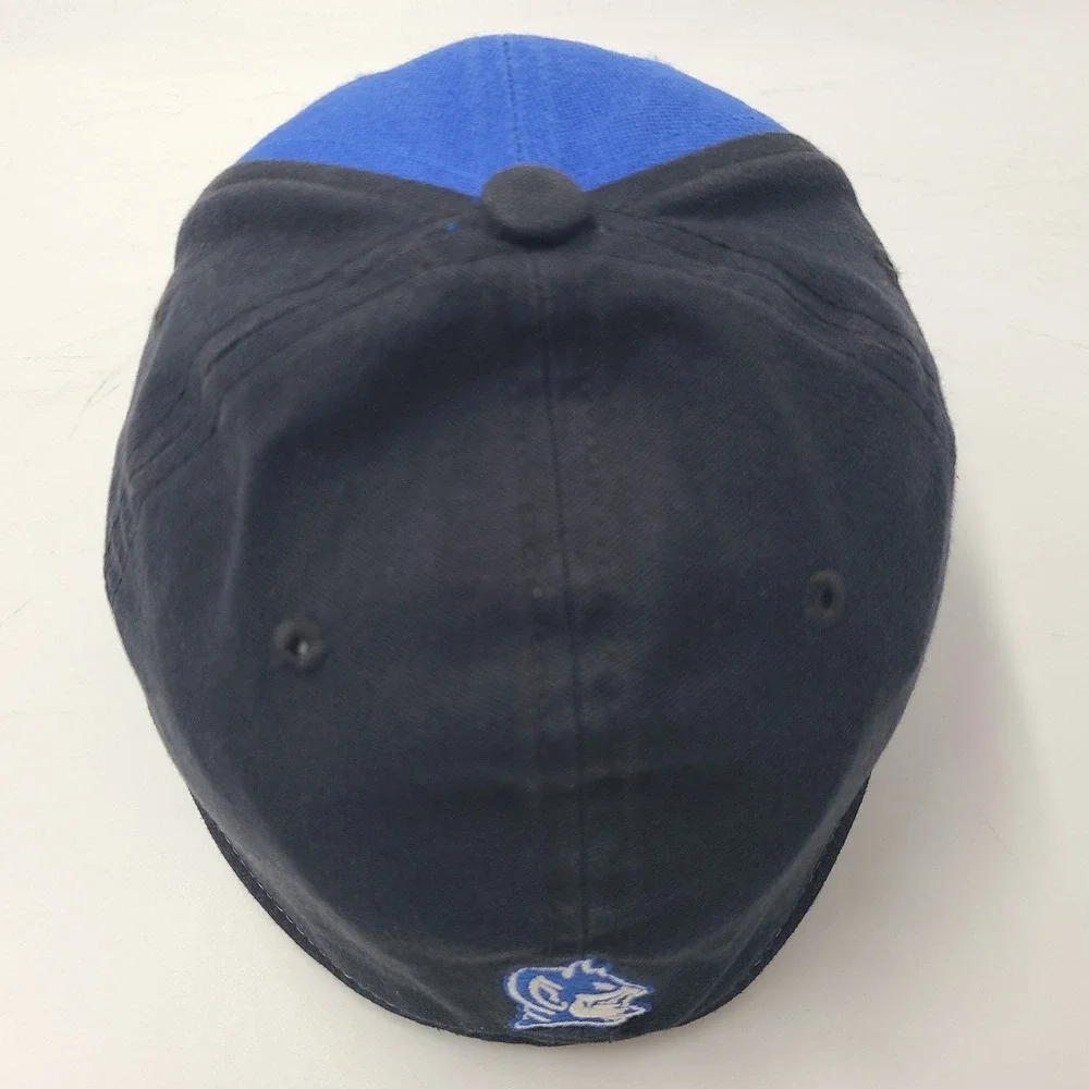 Duke‎ Blue Devils Hat (Seems S-M) Nike Center Swoosh Flex Fitted Blue Black NCAA
